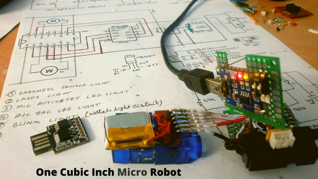 One Cubic Inch Micro Robot