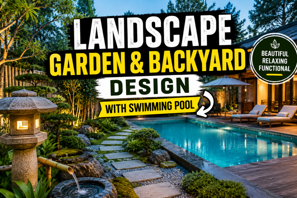 I will do landscape design